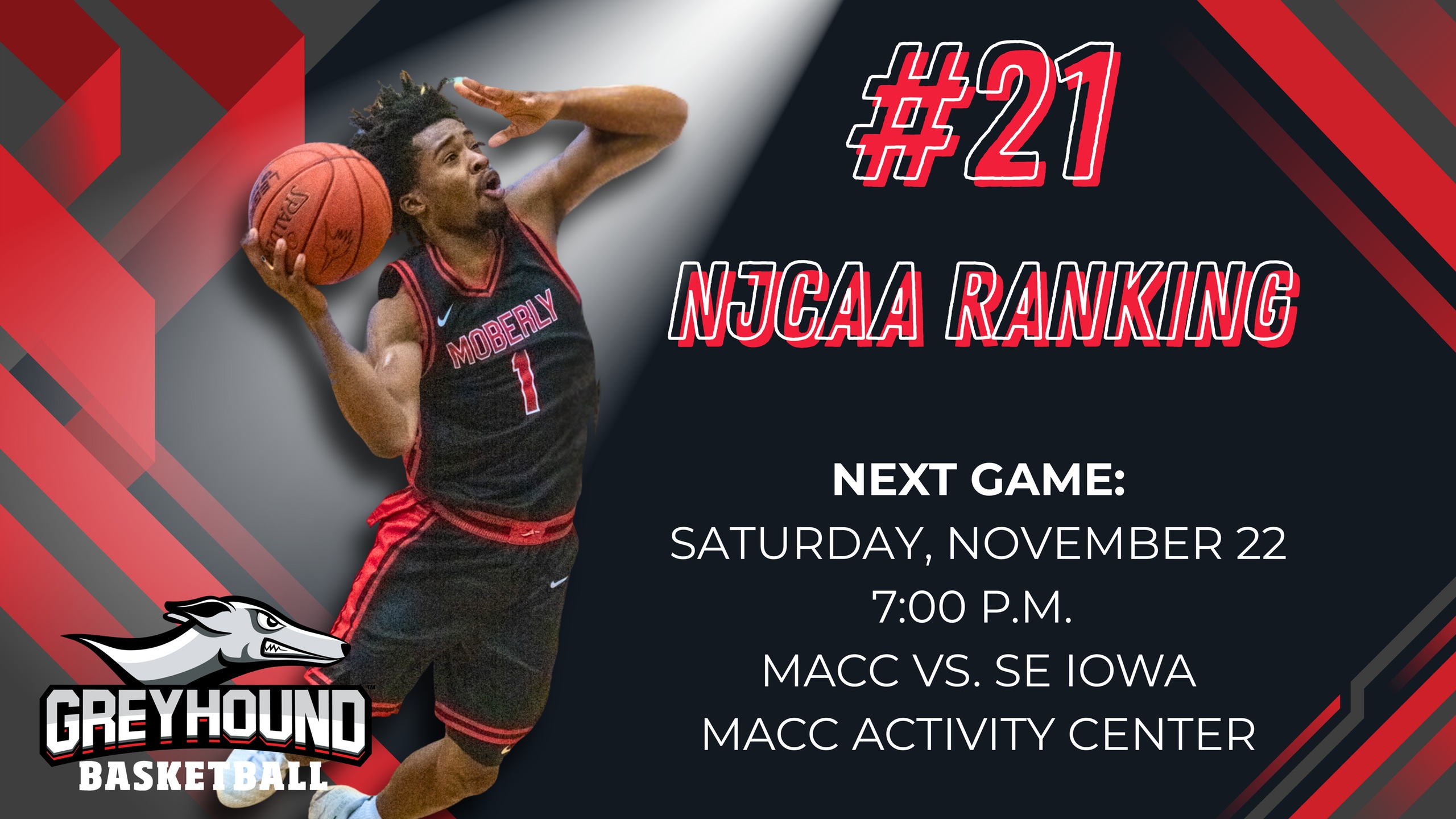 #21 Ranked MACC Greyhounds to Host Southeastern Iowa